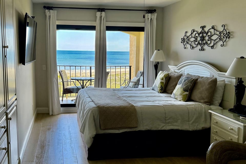 Condo, 1 King Bed with Sofa bed, Pool Access, Pool View (1852 Turtle Dunes) | 1 bedroom, individually decorated, individually furnished