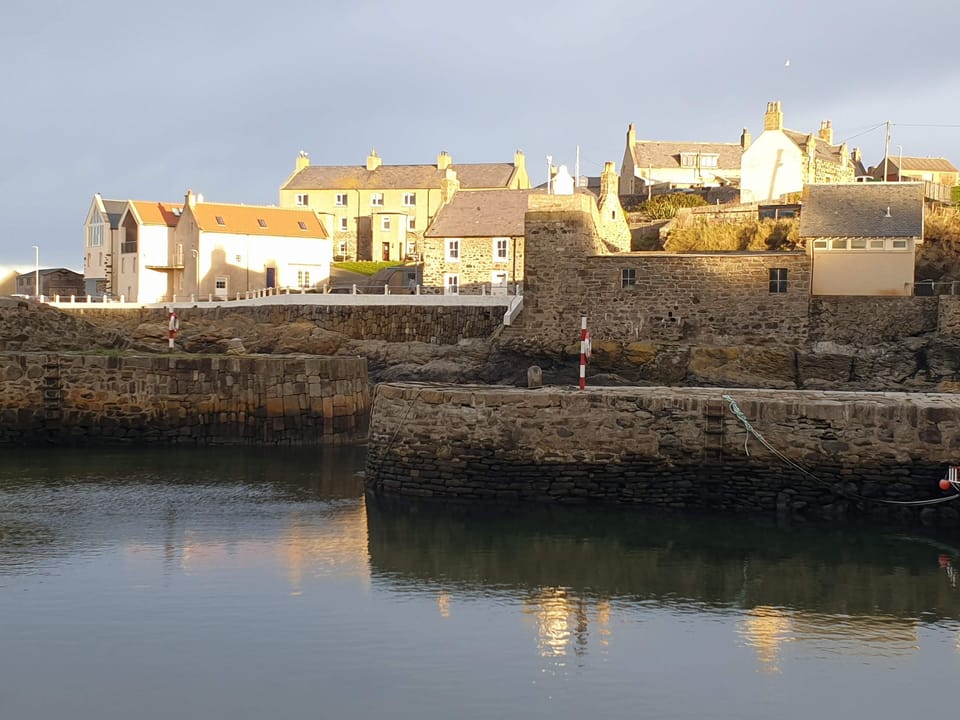 Portsoy harbour area