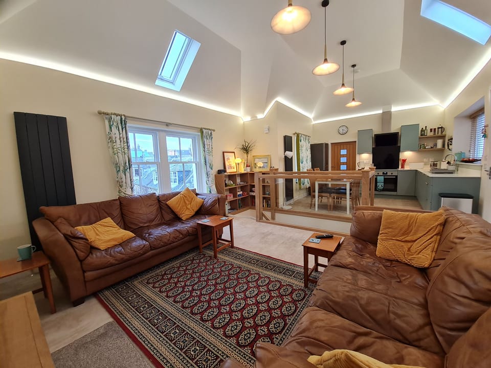 Upstairs lounge area