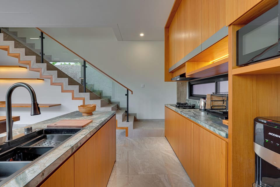 Villa, Pool View | Private kitchen | Electric kettle