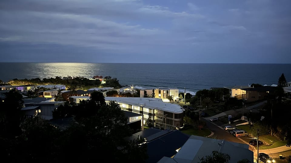 Night time View from the main balcony