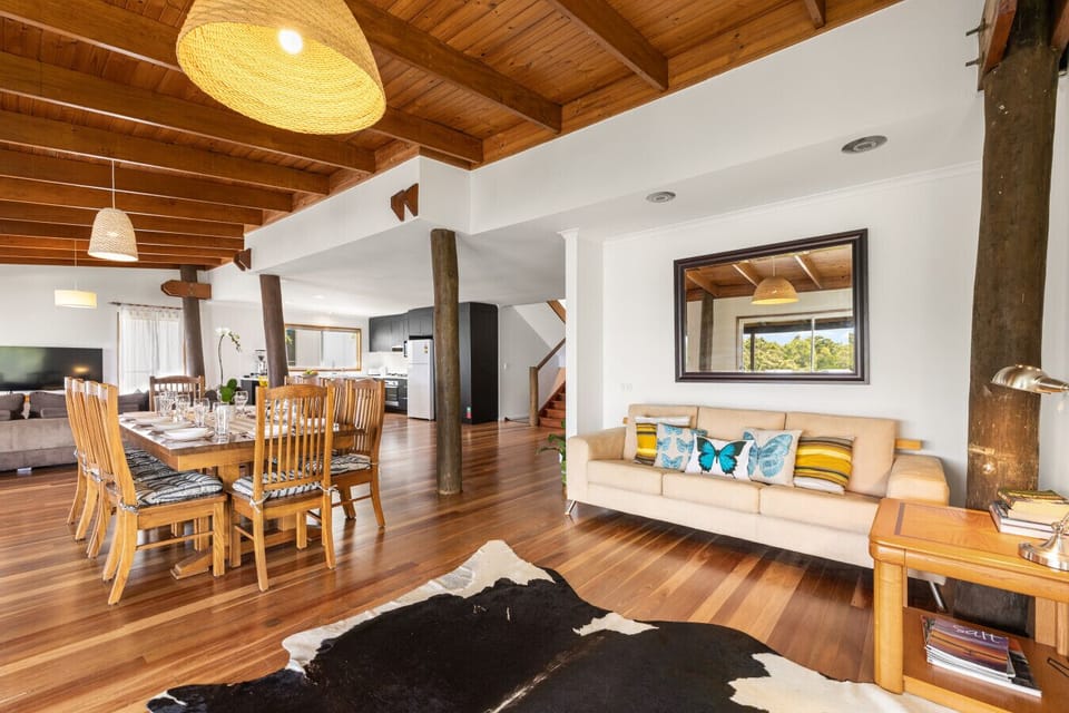 Open plan living, dining and kitchen - Ground level