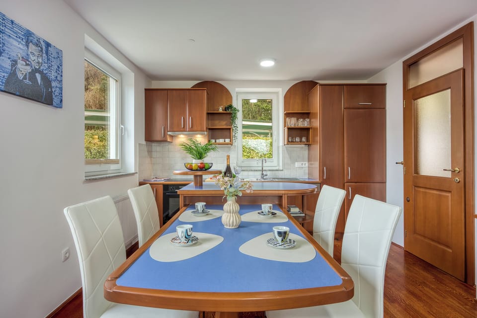 Kitchen and dining area