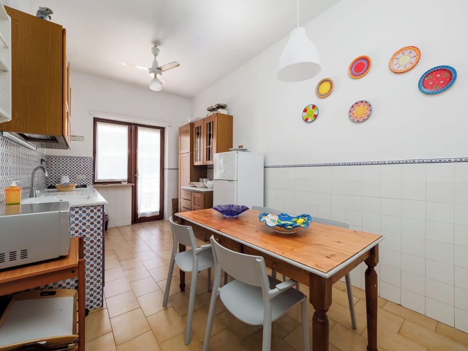 Comfort Apartment, Balcony, Sea View | Private kitchen | Full-size fridge, microwave, stovetop, espresso maker