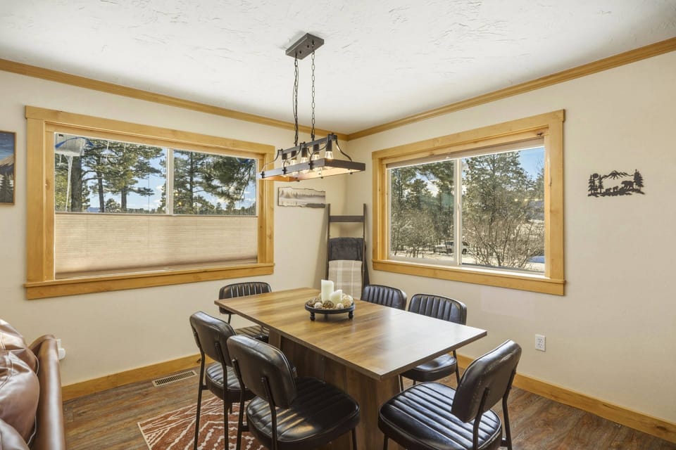 These thoughtful 'top-down bottom up' shades allow for adjustable light flow and privacy.