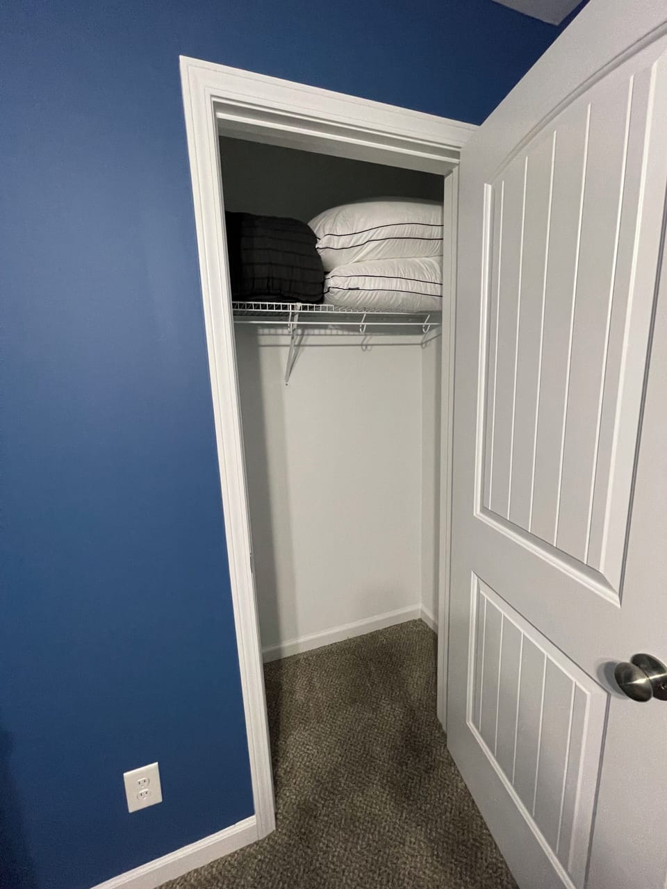 Extra pillows and blankets