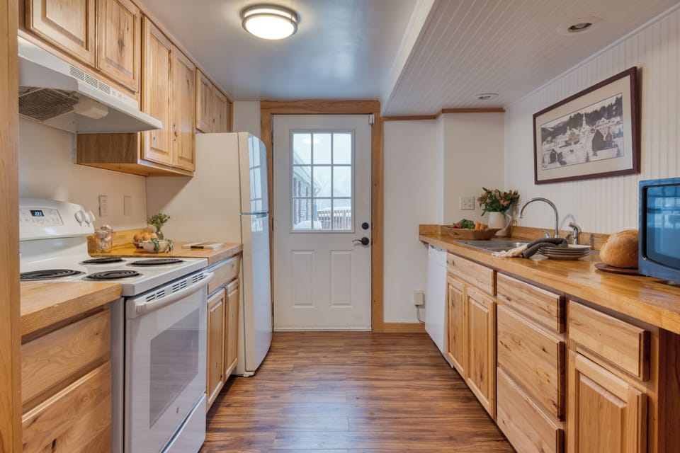 Multiple kitchens for added convenience.