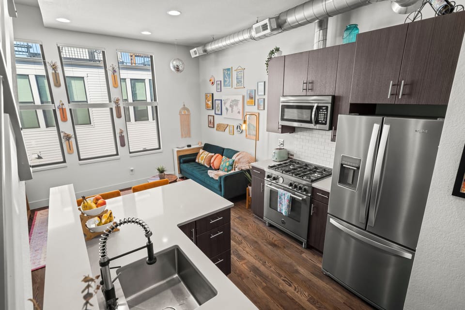 Modern fully equipped kitchen with all essentials for convenient everyday cooking needs