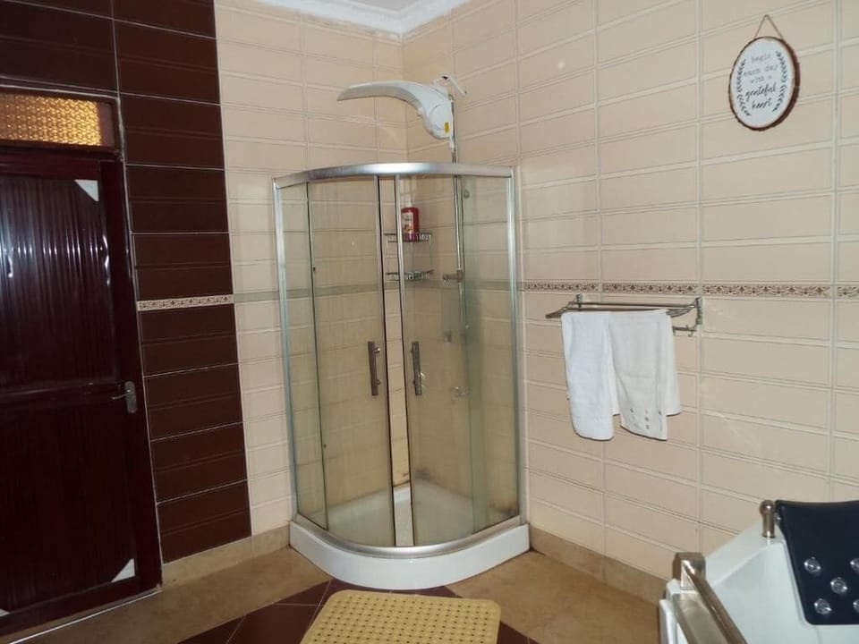 Deluxe Double Room | Bathroom | Shower, slippers, towels, soap