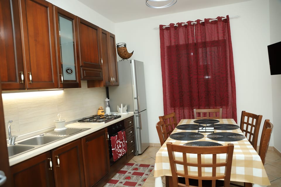 Standard Apartment, Balcony, Beach View | Private kitchen