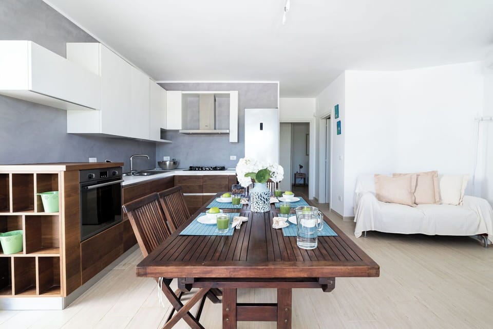 Furniture, Interior Design, Flooring, Floor, Wood, Table, Ceiling, Chair, Room, Kitchen
