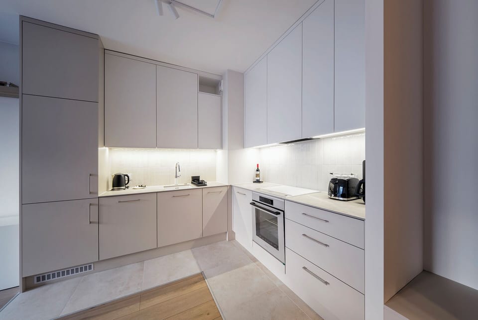 Apartment, Balcony | Private kitchenette | Coffee/tea maker, electric kettle