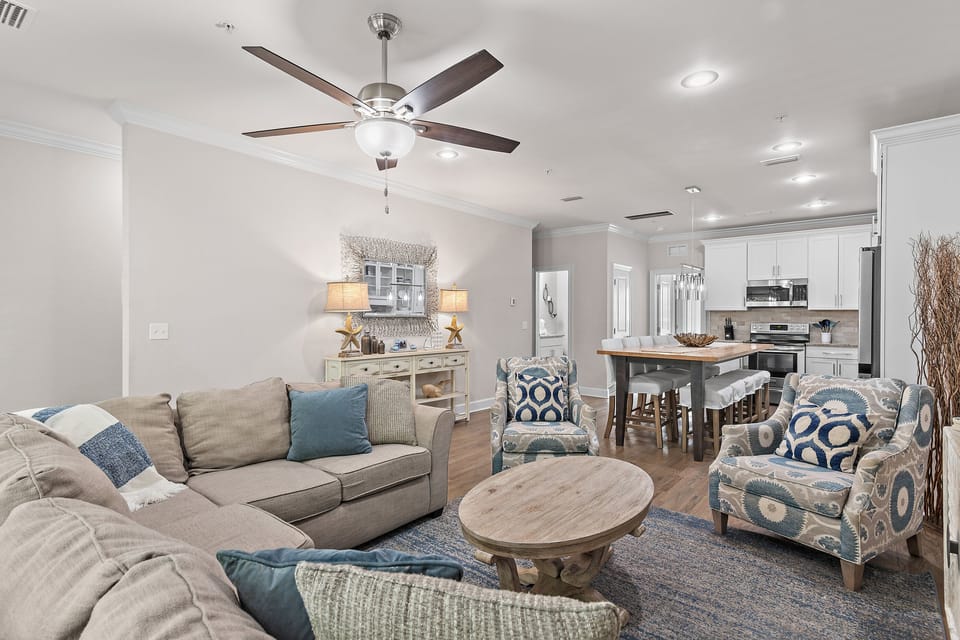 Spacious and open