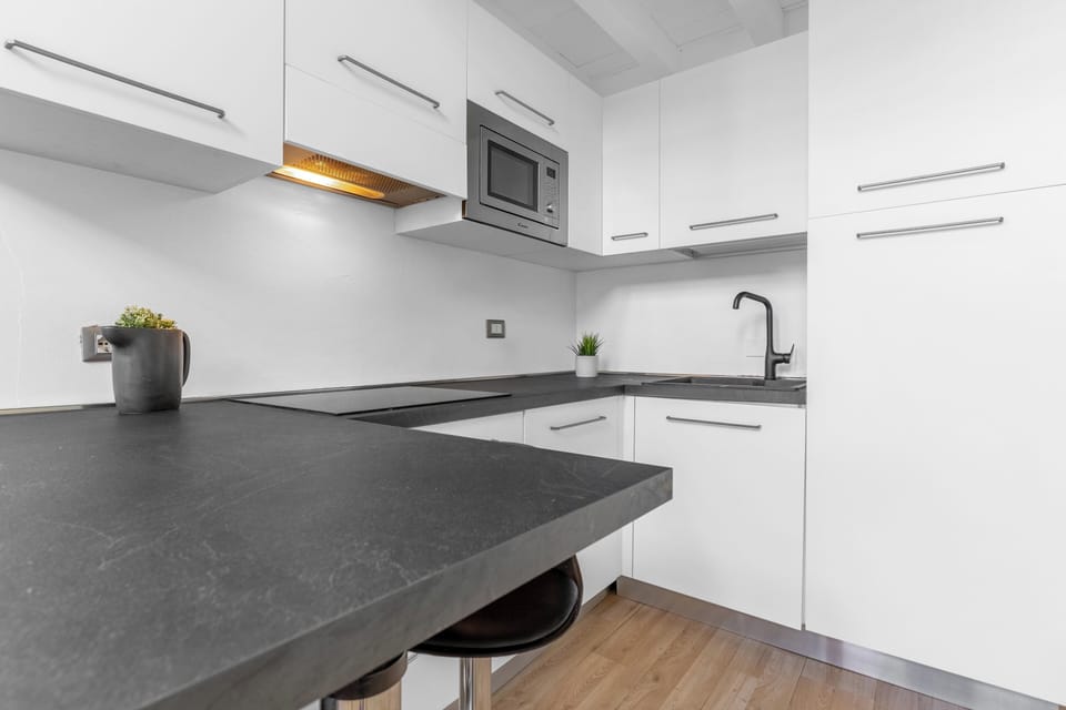 Duplex, Patio | Private kitchen
