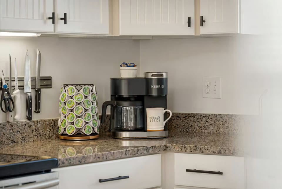 A quiet corner devoted to unhurried morning coffee.