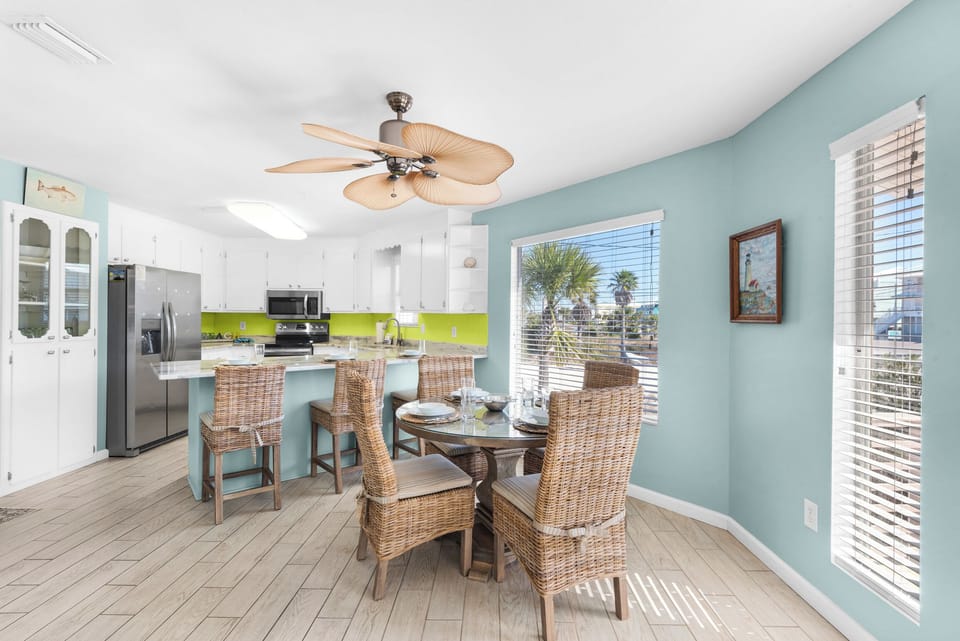 Kitchen and dining space