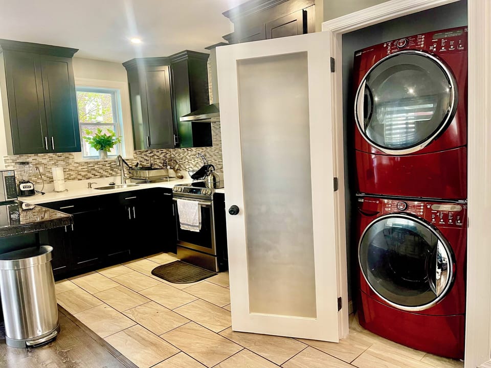 Laundry closet
