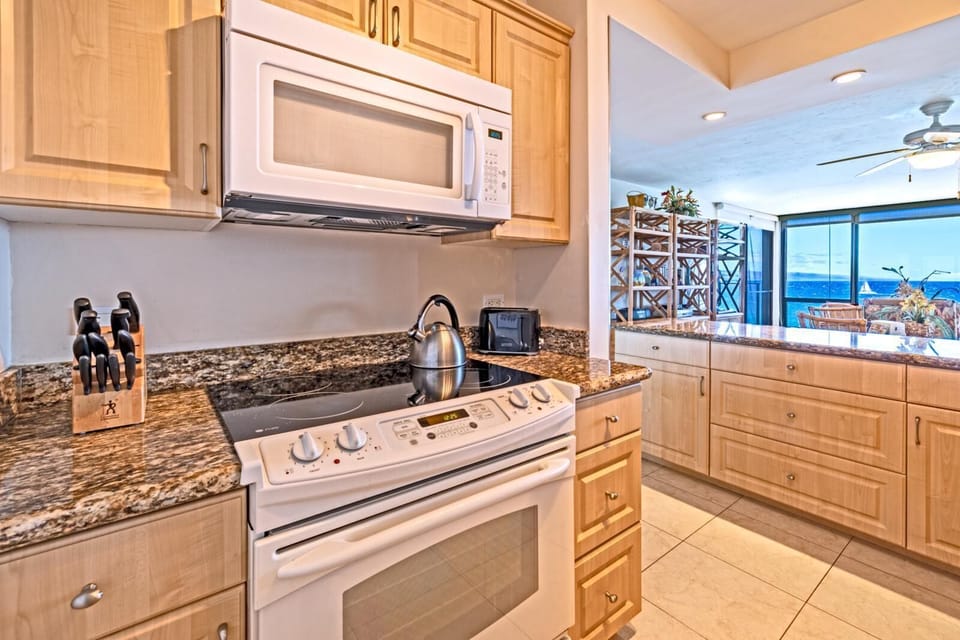 Cook up delicious meals with ease in a fully equipped kitchen