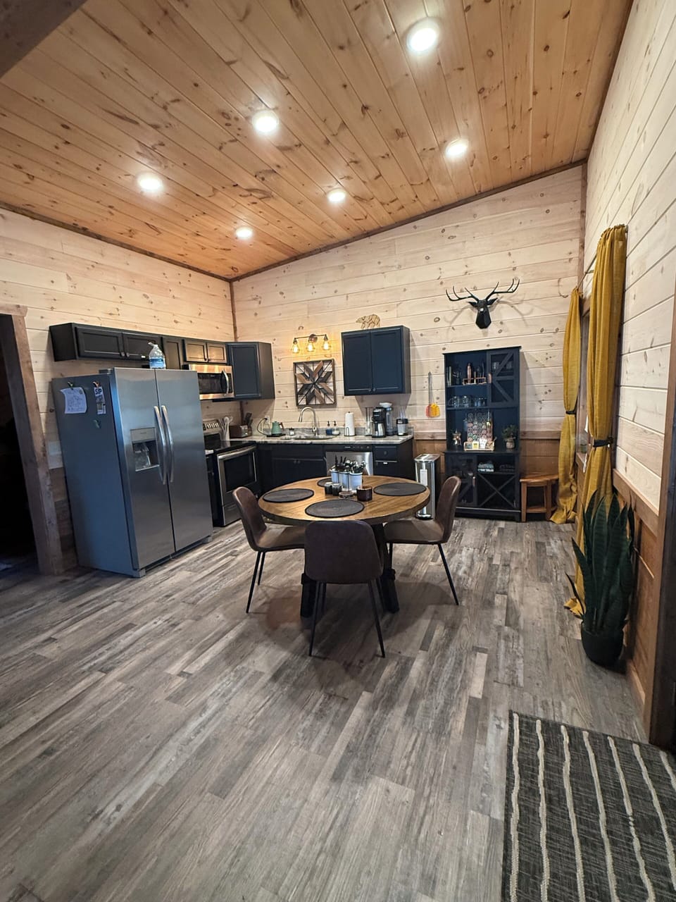 Fully stocked kitchen