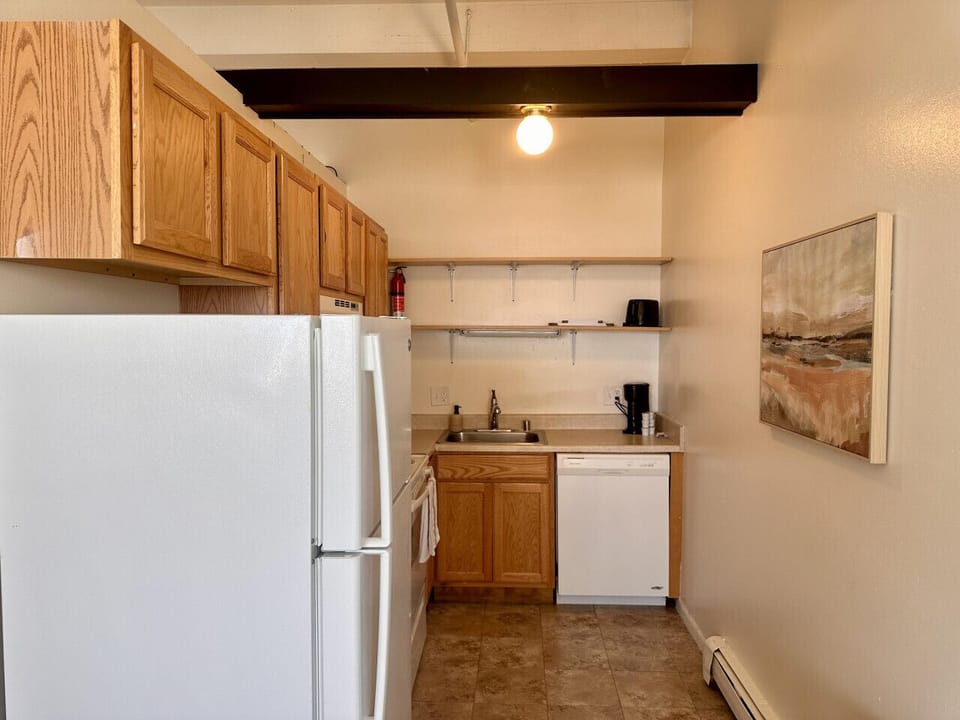 Fully equipped kitchen perfect for brewing your morning coffee or cooking a full meal