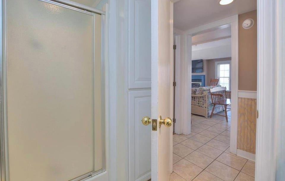 shower in hall bath