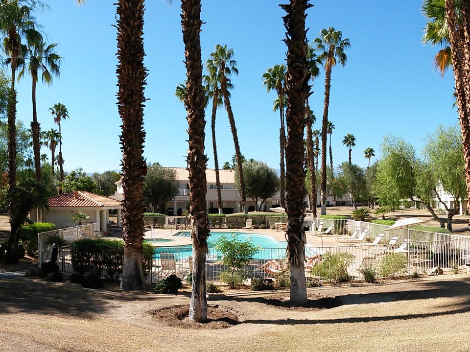 One of the community pools