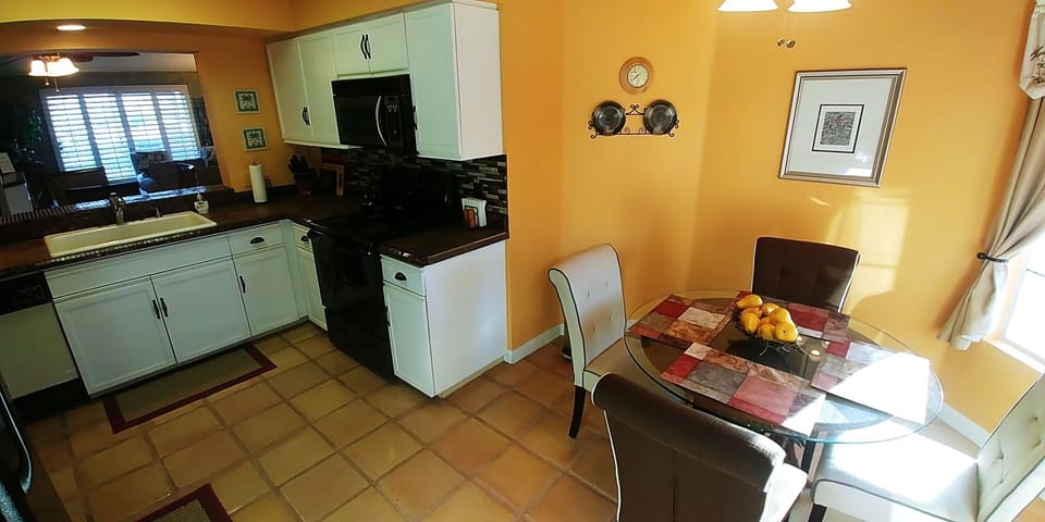 Kitchen and dining nook