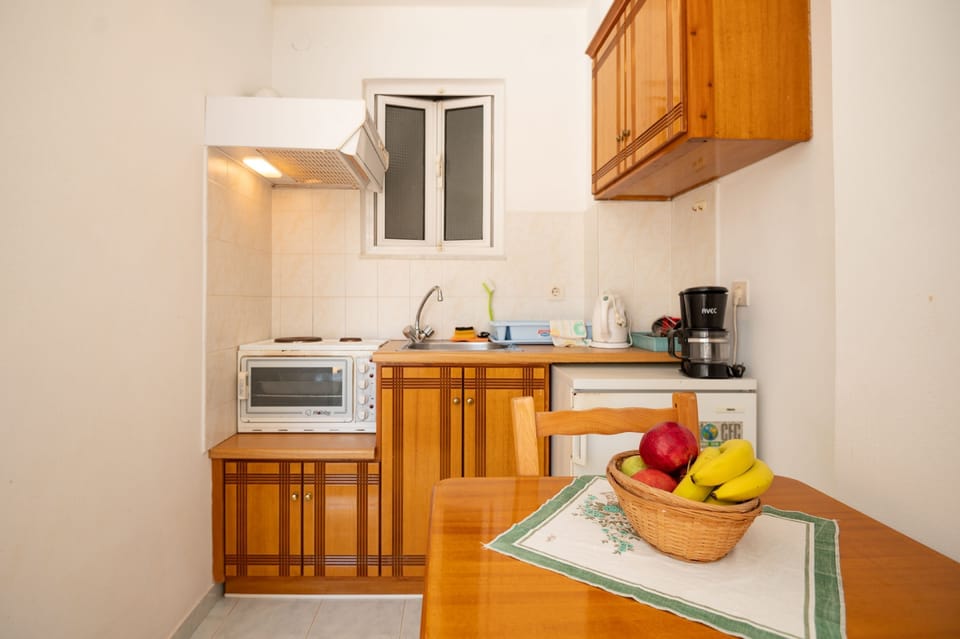Kitchenette integrated in living area
