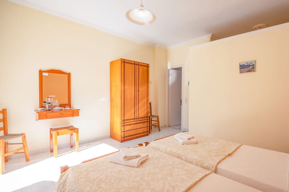 The bedroom with direct porch access