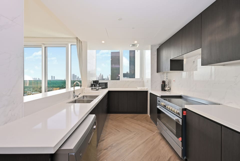 Apartment, Balcony, City View | Private kitchen