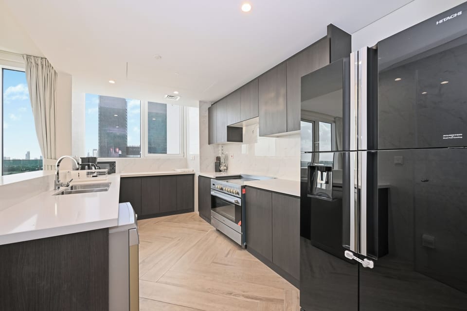 Apartment, Balcony, City View | Private kitchen