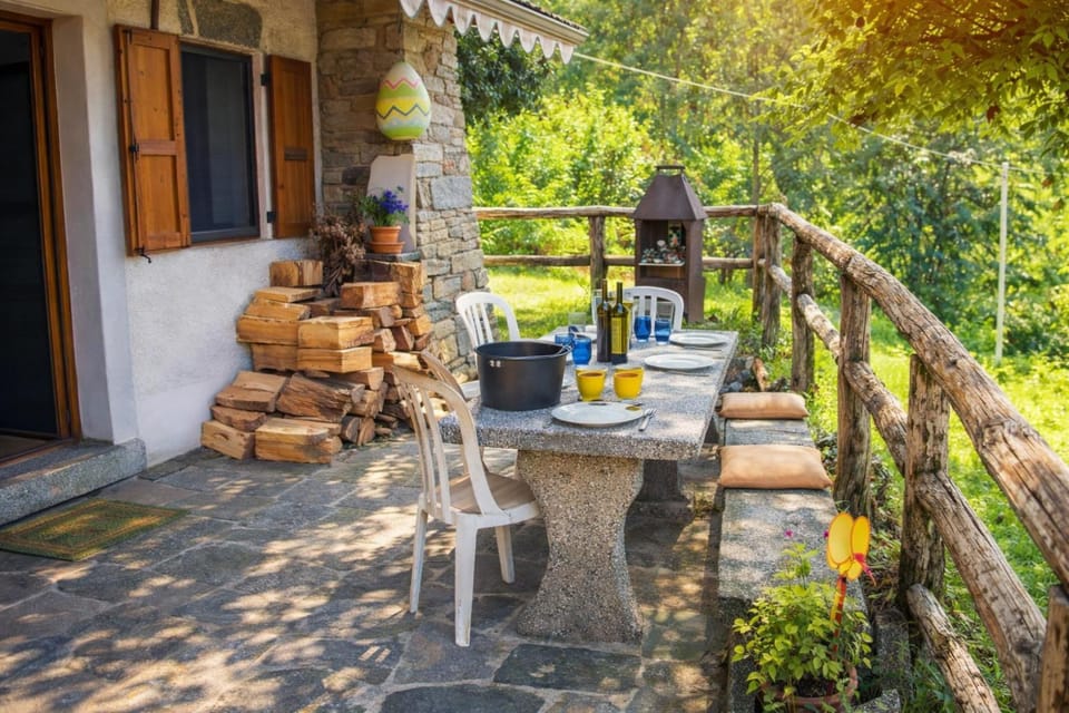 Family Chalet, 3 Bedrooms, Balcony, Mountainside (Ca Brunella 2 Lake Maggiore View) | BBQ/picnic area