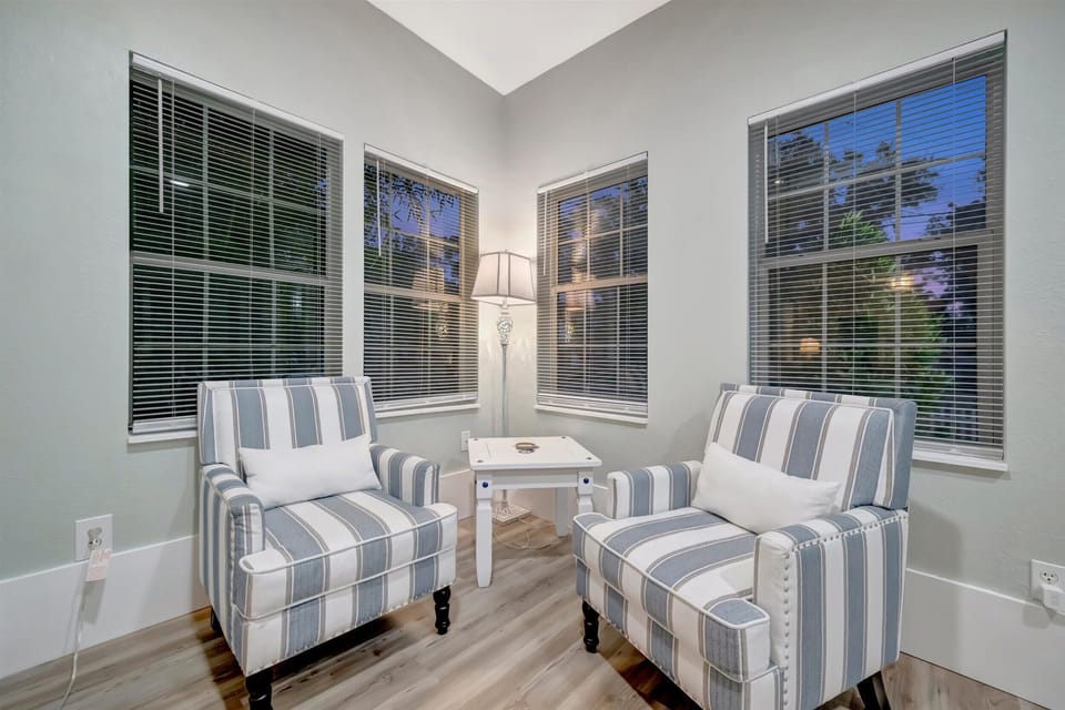 Window seating area inside the home