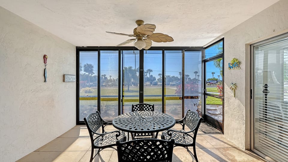 Relax on the covered lanai