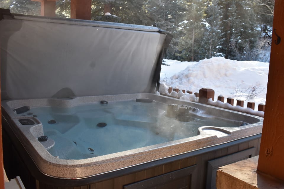 Private hot tub!