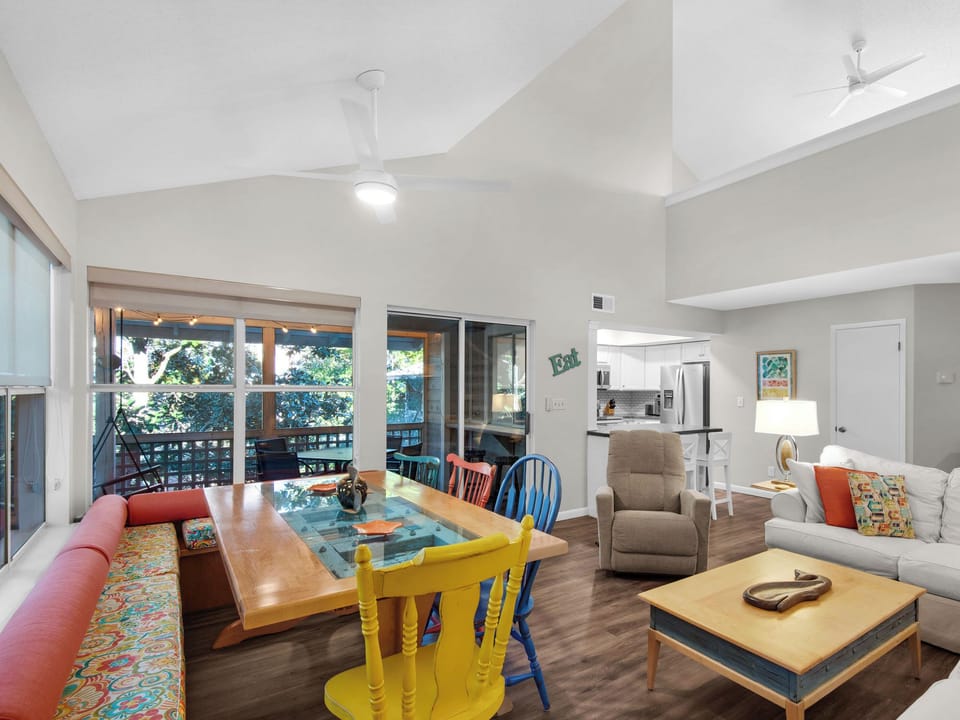 Open Living and Dining Area