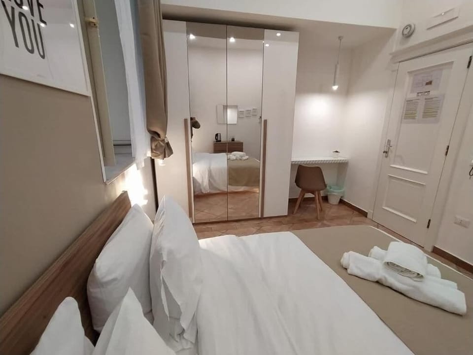 City Double Room, 1 Queen Bed, Patio, Courtyard View | Premium bedding, down comforters, memory foam beds