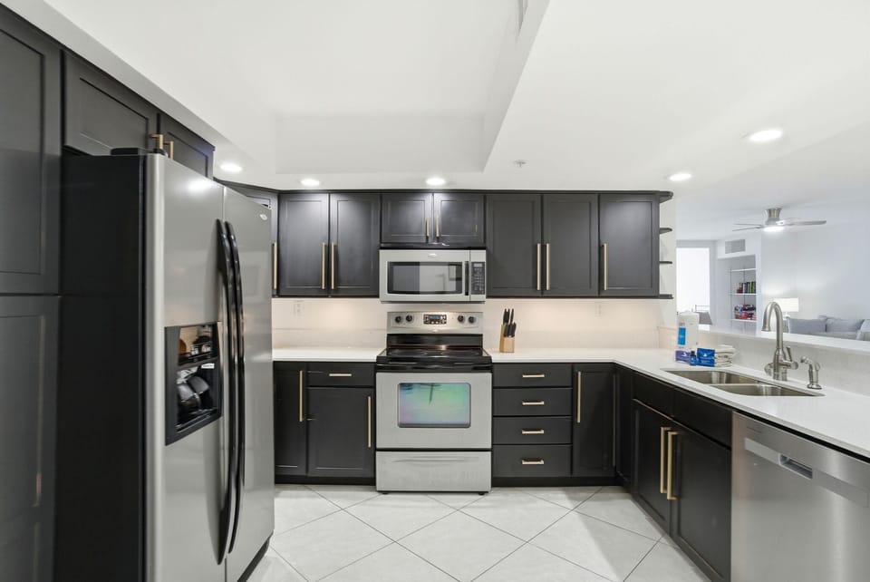 Condo, Multiple Beds (SeaSpray East 224-Gulf Front) | Private kitchen