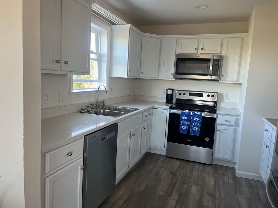 The kitchen is equipped with virtually anything that you need. 