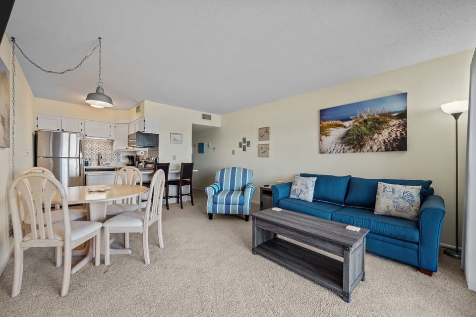 Open-concept layout connects the kitchen, dining, and living areas—perfect for easy mornings and laid-back evenings together