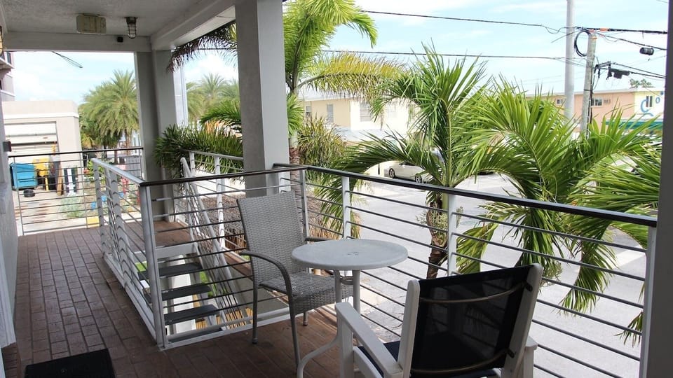 Start mornings with palm views and fresh coastal breezes.