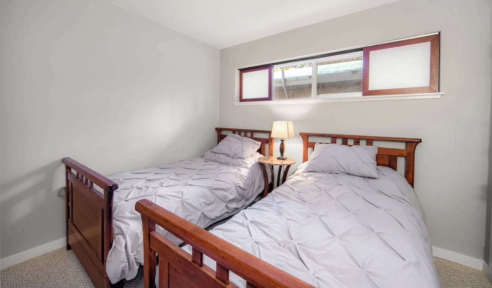 Two twin beds for a cozy, restful stay
