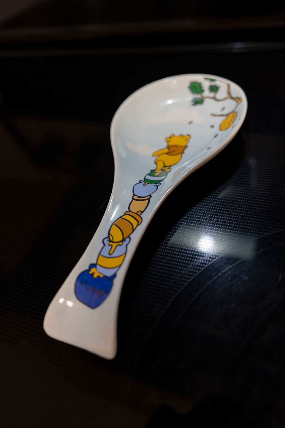Playful spoon rest detail — charming little touches throughout the home.
