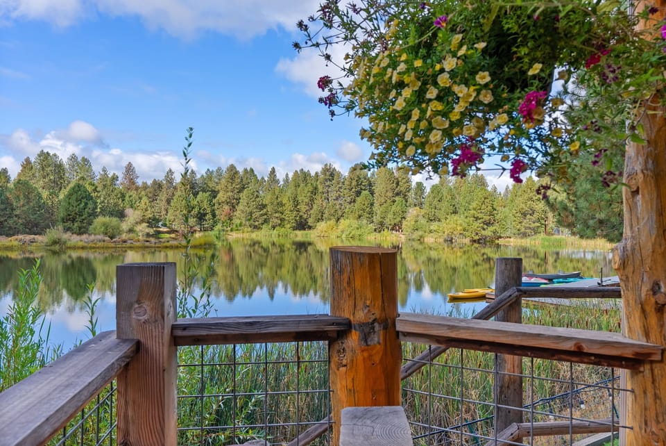 Lake view from the deck