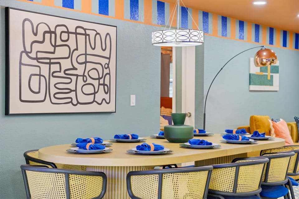 Spacious, cozy, and perfect for every occasion—our dining area sets the scene for laughter, connection, and delicious meals.