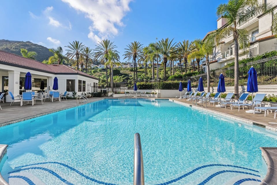 Resort like pool and spa