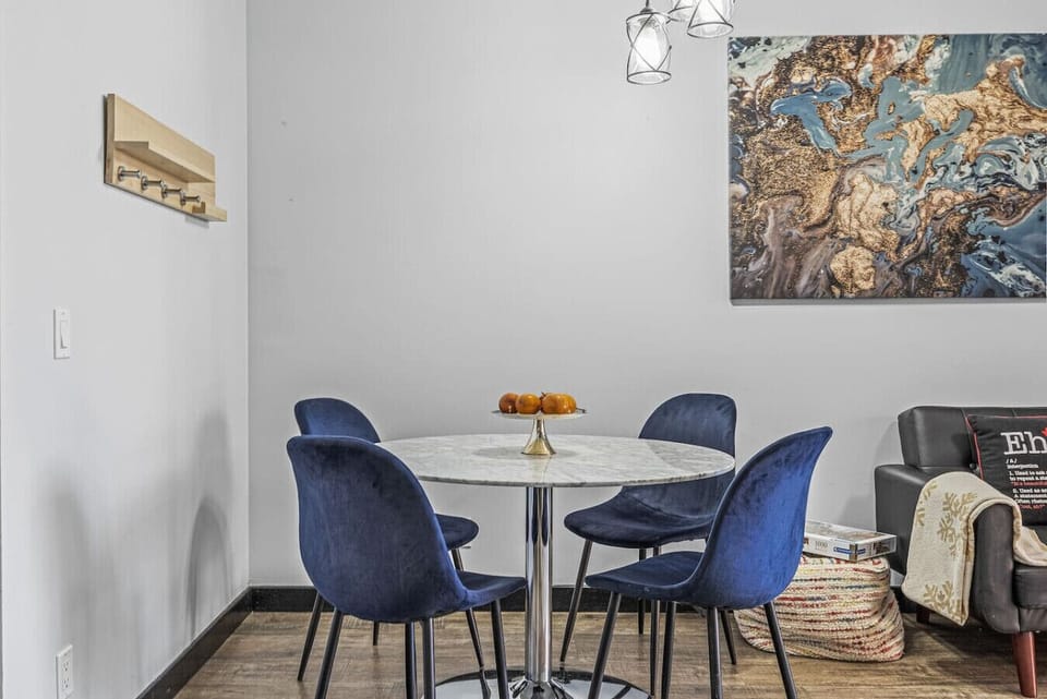 Dining table for 4.