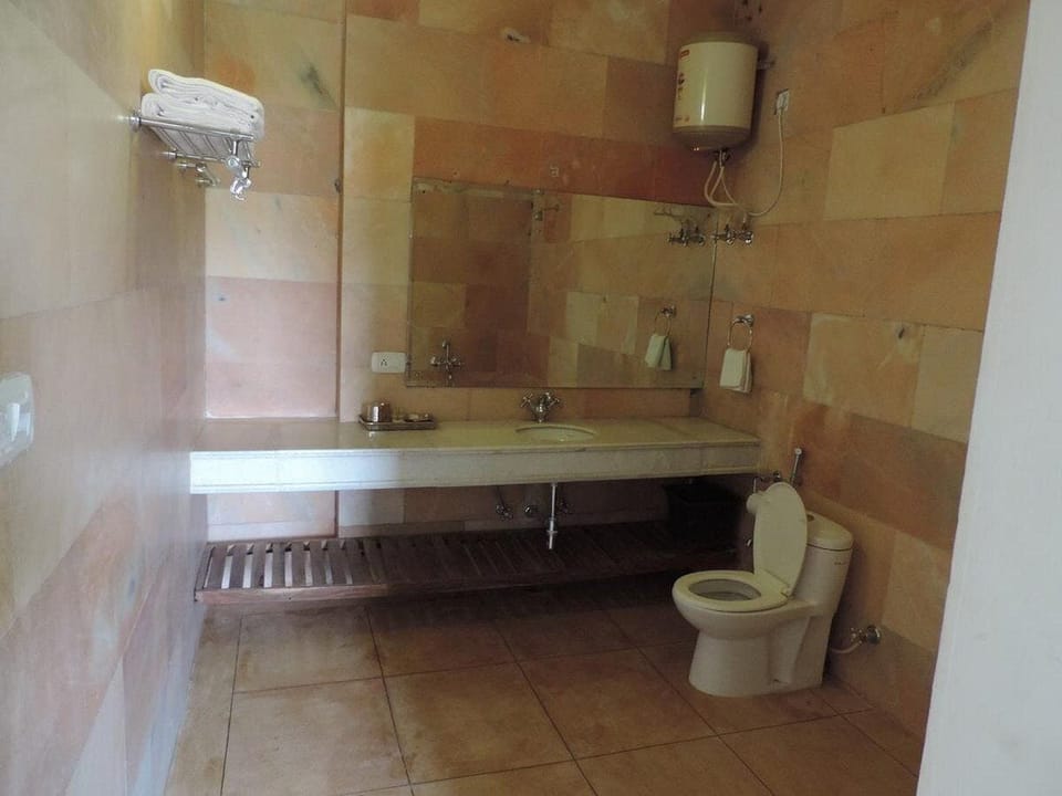 Deluxe Double Room | Bathroom | Shower, towels, soap, shampoo