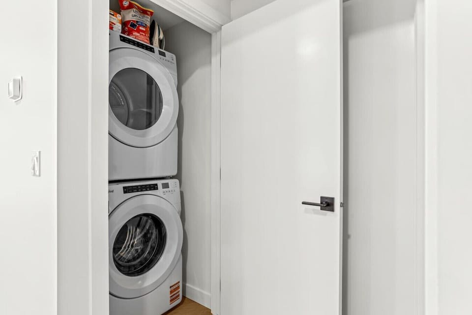 Enjoy the convenience of in-suite laundry to keep your clothes fresh and clean.