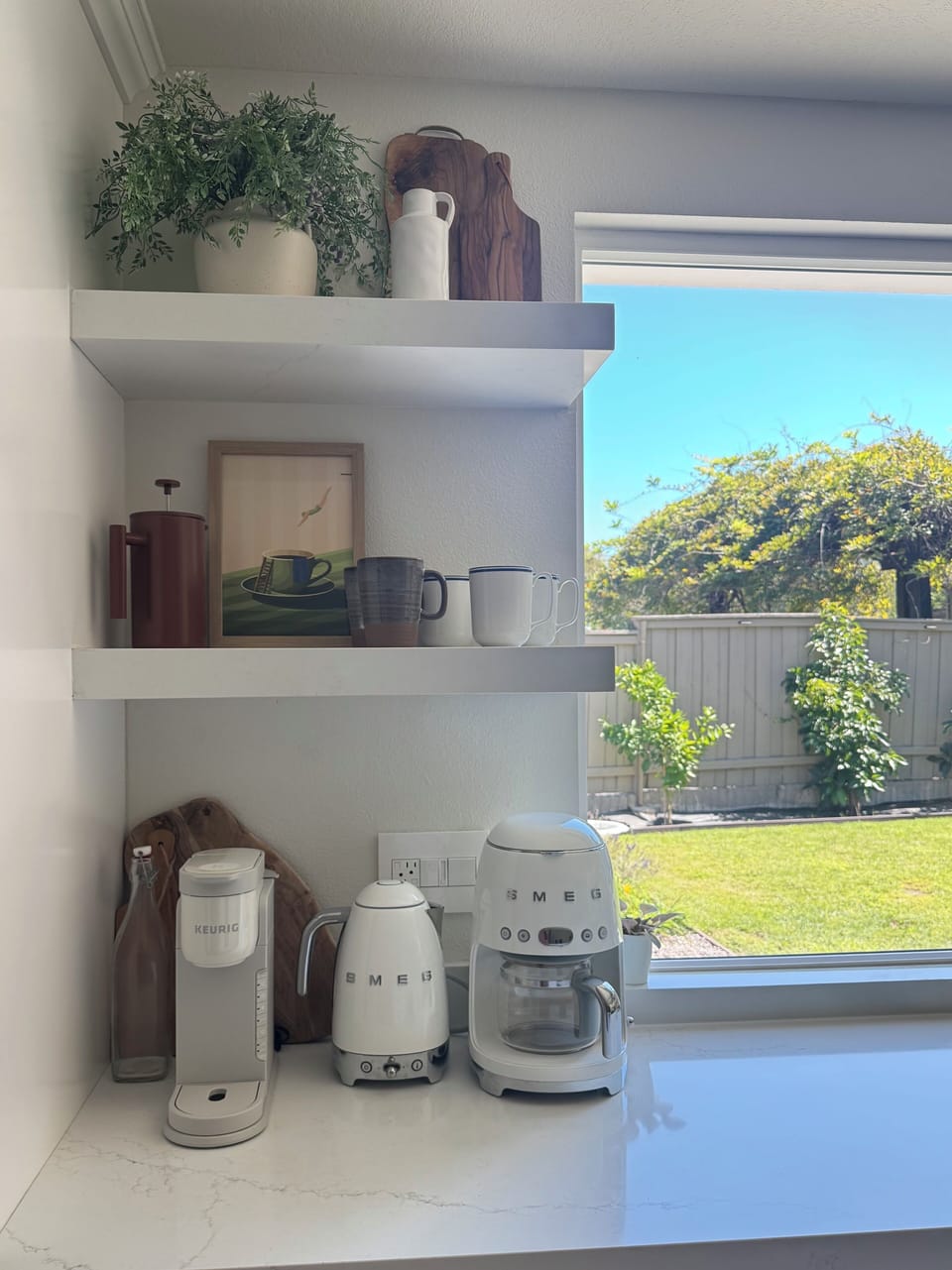 Your morning coffee or tea just got better—French press, drip, or Keurig!